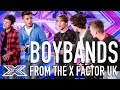 TOP Boybands from The X Factor UK | Including The First Kings, 5AM, District3 & MORE!