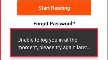 Wattpad | Fix Unable to log you in at the moment. please try again later problen issue in Wattpad