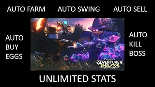 Adventure Simulator OP Script | Auto Swing, Auto Sell, Auto Buy | Script in description