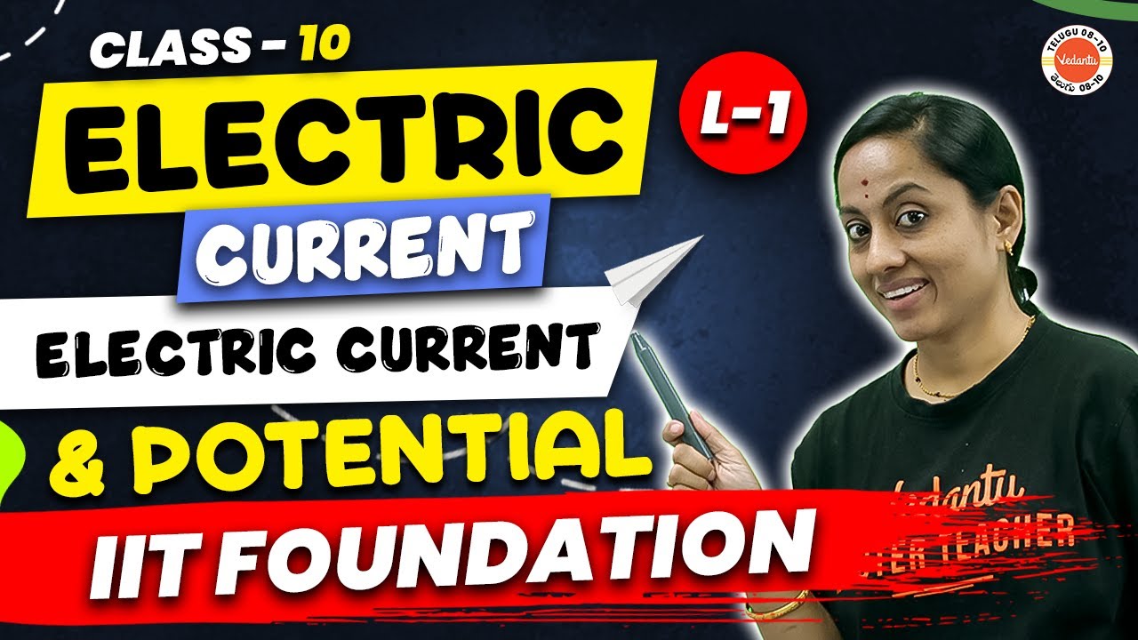 Electric Current Class 10 (TELUGU) | TS & AP Board