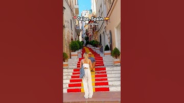 Calpe’s Hidden Wonders: Secret Old Town Streets #spain 🇪🇸