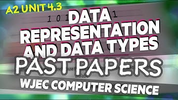 4.3 Data Representation and Data Types: Past Paper Questions | WJEC Computer Science A Level | Y 13