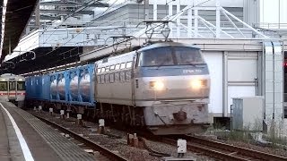 JR貨物 EF66-111 貨物列車 (5092レ ロクロク) JR東海道本線 名古屋駅 通過