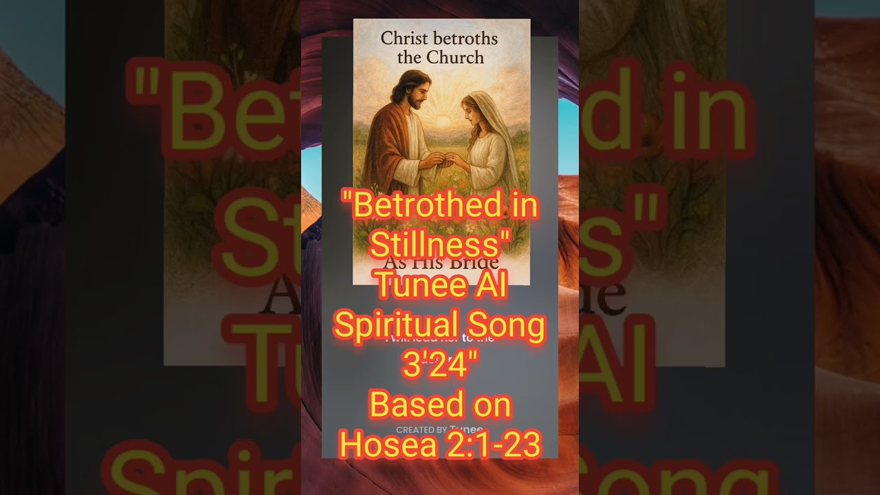 Betrothed in Stillness:Tunee AI Spiritual Song ~Hosea 2:1-23 (Vertical Screen)