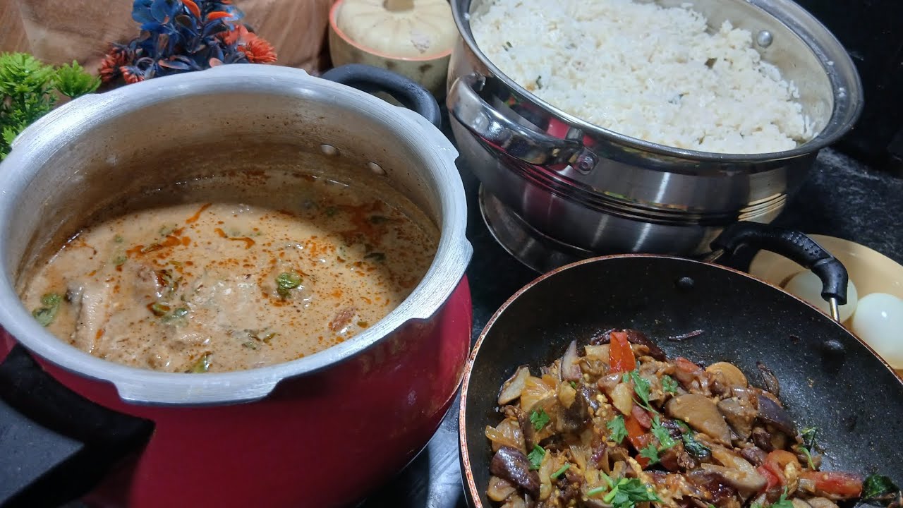 சகர் சாப்பாடு கீ ரைஸ் சிக்கன் குருமா😋