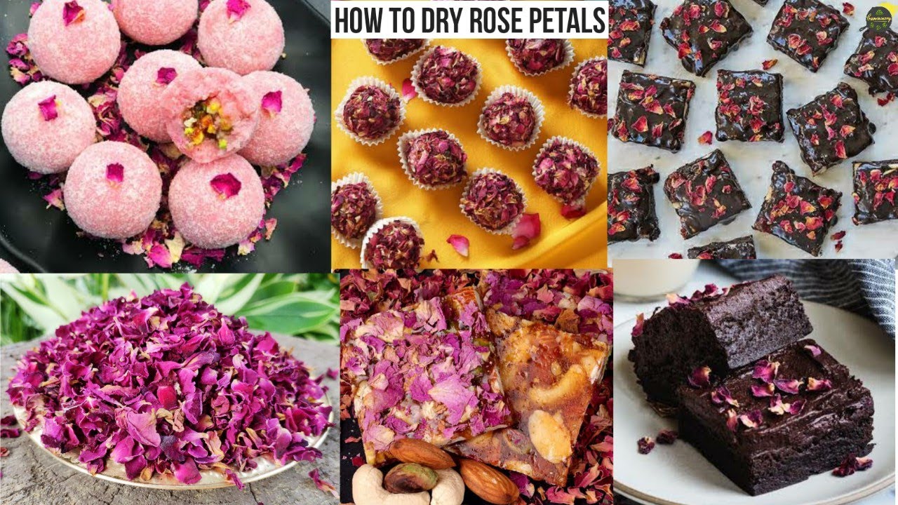 How To Make Rose Petals For Dessert, How To Dry Rose Petal For Tea