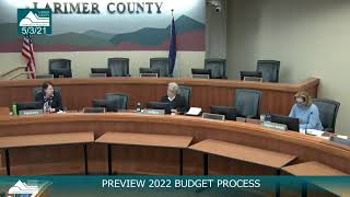 BOCC Work Session 5/3/21, 10 AM - SWOT Analysis and 2022 Budget Targets