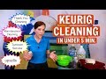 Maintenance Cleaning - How to Clean a Keurig Coffee Maker in Less than 5 Minutes