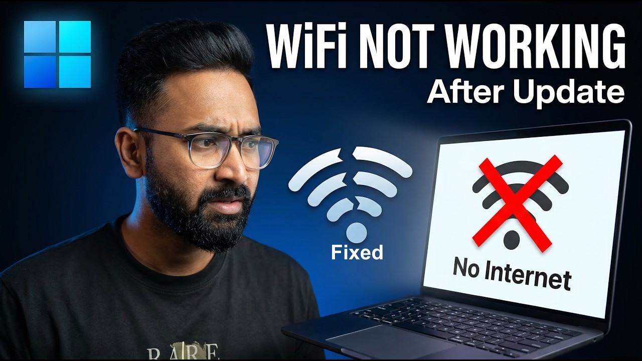 Fix Missing WiFi After Windows Update on Windows 11/10 - YouTube