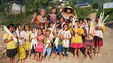 Bếp Trên Bản | Quay lại tuổi thơ của Pơ và Ái Mí nổ bỏng chia các em ở bản