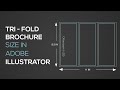 Tri - Fold Brochure Size In adobe Illustrator 2020