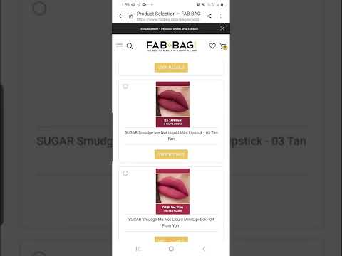 Fab bag May 2022/ checkout 2 makeup selection?