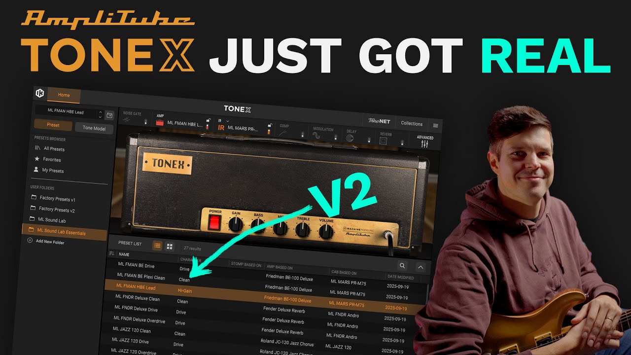 Самые реалистичные звуки усилителей TONEX!