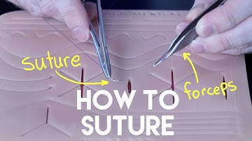 Suture like a surgeon.