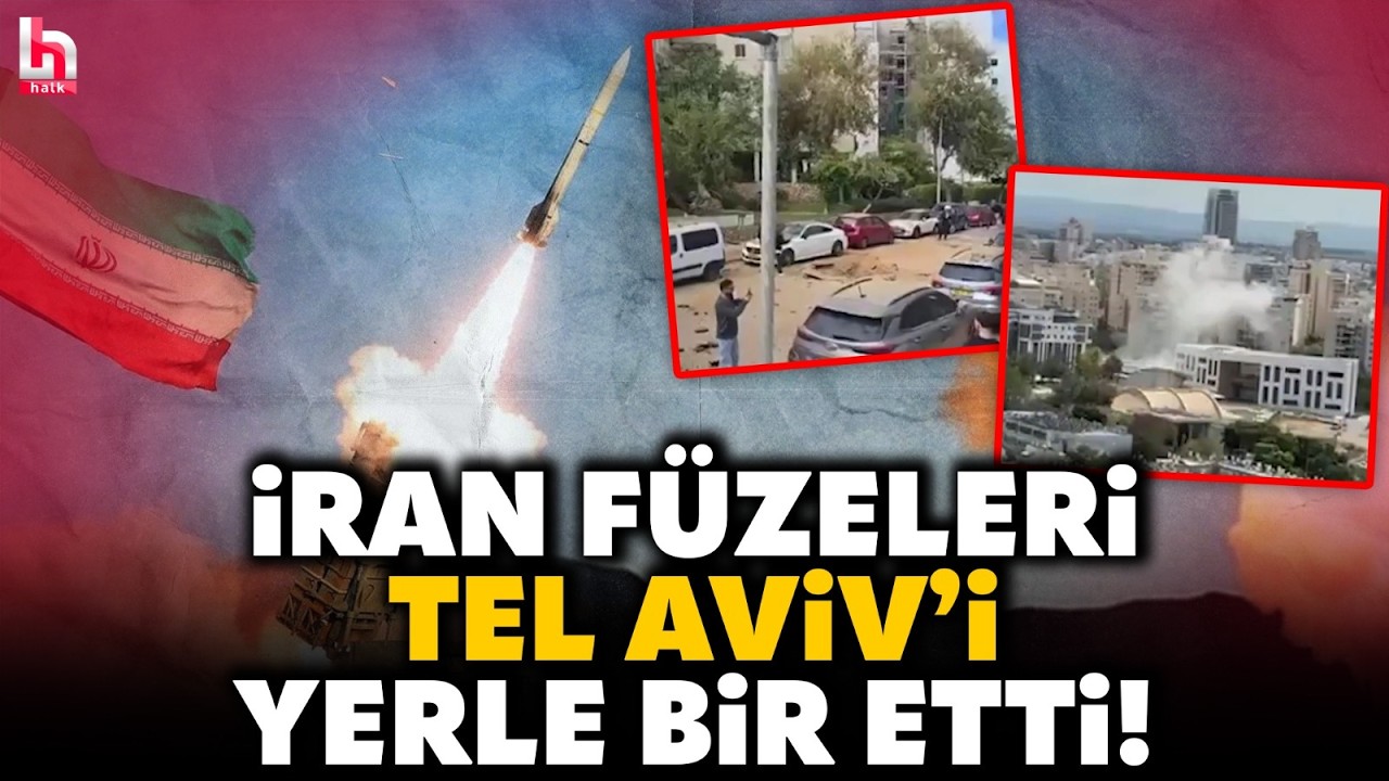 İran misilleme için düğmeye bastı! Tel Aviv'e füzeler yağdı! İşte o sarsıcı anlar!