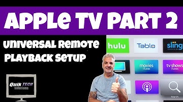 How To Program A Universal Remote To Control An Apple TV Part 2