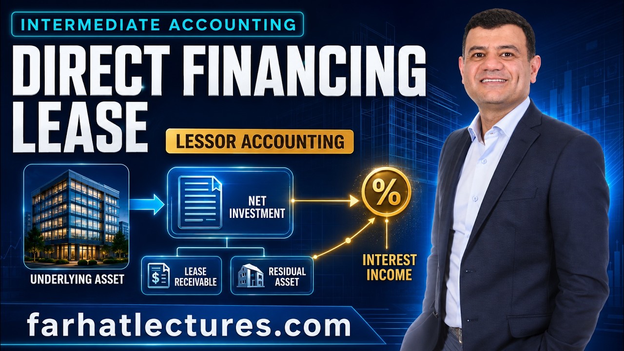 Thumbnail for 📊 Direct Financing Lease — Intermediate Accounting