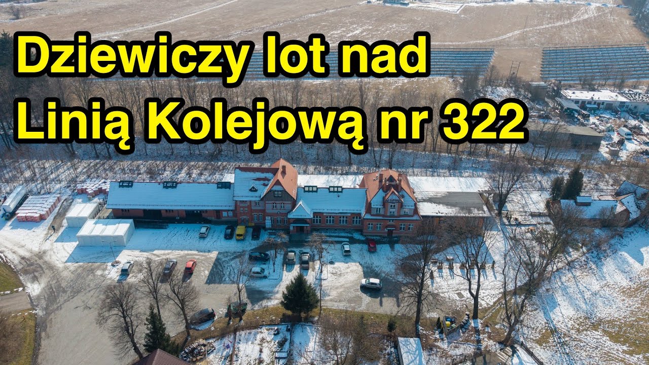 Pierwszy lot nad Linią Kolejową nr 322 Krosnowice - Żelazno - Lądek Zdrój - Stronie Śląskie