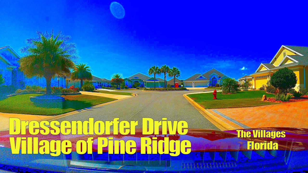 Dressendorfer Drive in the Village of Pine RIdge, The Villages【4K