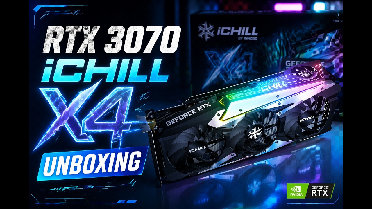 INNO3D GeForce RTX 3070 ICHILL X4 LHR (C30704-08D6X-1710VA35H