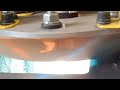 Plasma cutter using heat to cut through aluminum