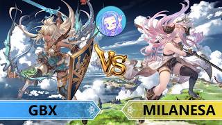 High Level GBVS Rising Sets | GBX (Zooey) Vs Milanesa (Narmaya)