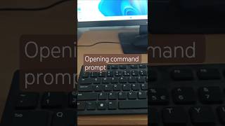 opening command prompt with #keyboard