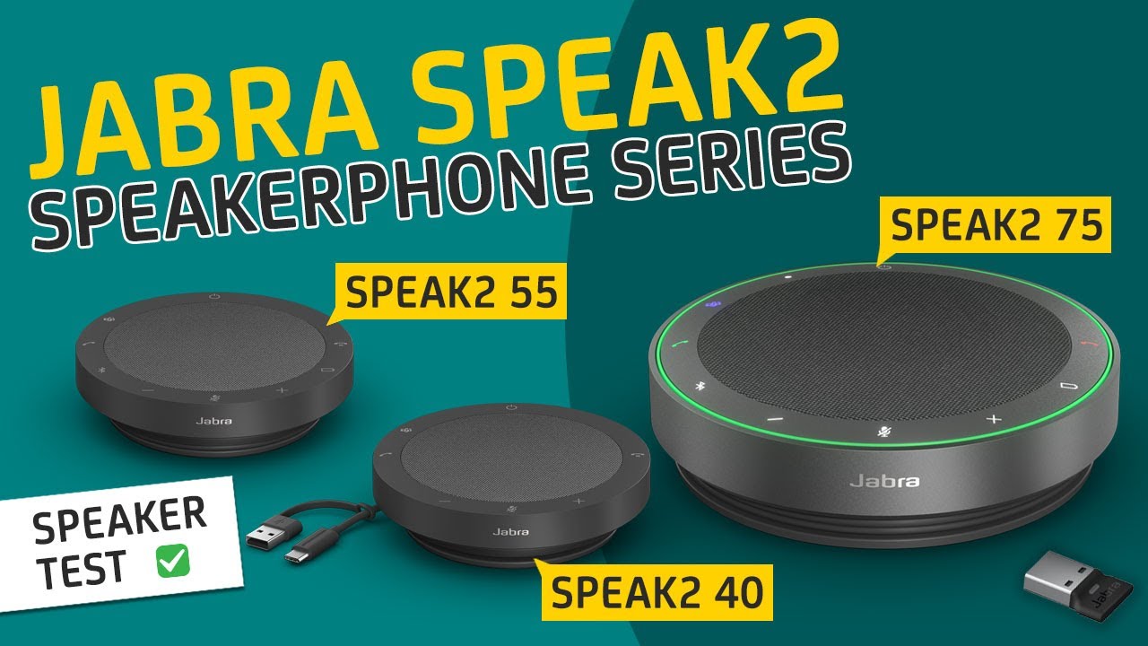 Jabra Speak2 40 Wired Speakerphone for Hybrid Work