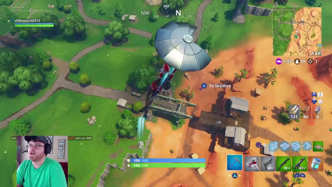 Fortnite Battle Royale (Season 5: Ace Starter Pack Gameplay)