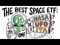 The Best Space ETF: UFO ETF, NASA ETF, or ITA? 🚀 #SpaceETF #UFOETF #nasaetf