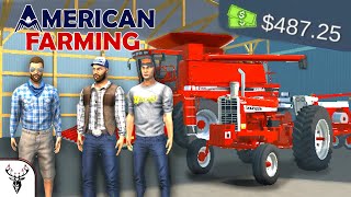 3 Friends SAVE A FARM With $500!! (American Farming) screenshot 5