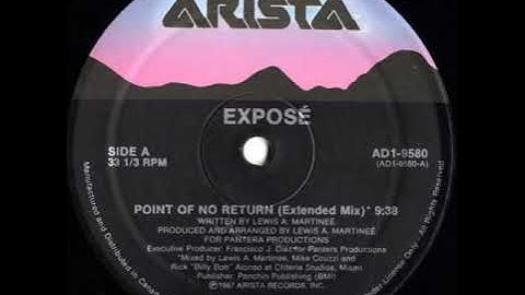 Exposé - Point Of No Return (Extended Mix)