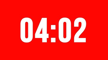 4 Minute 2 Second Timer With Alarm Without Music