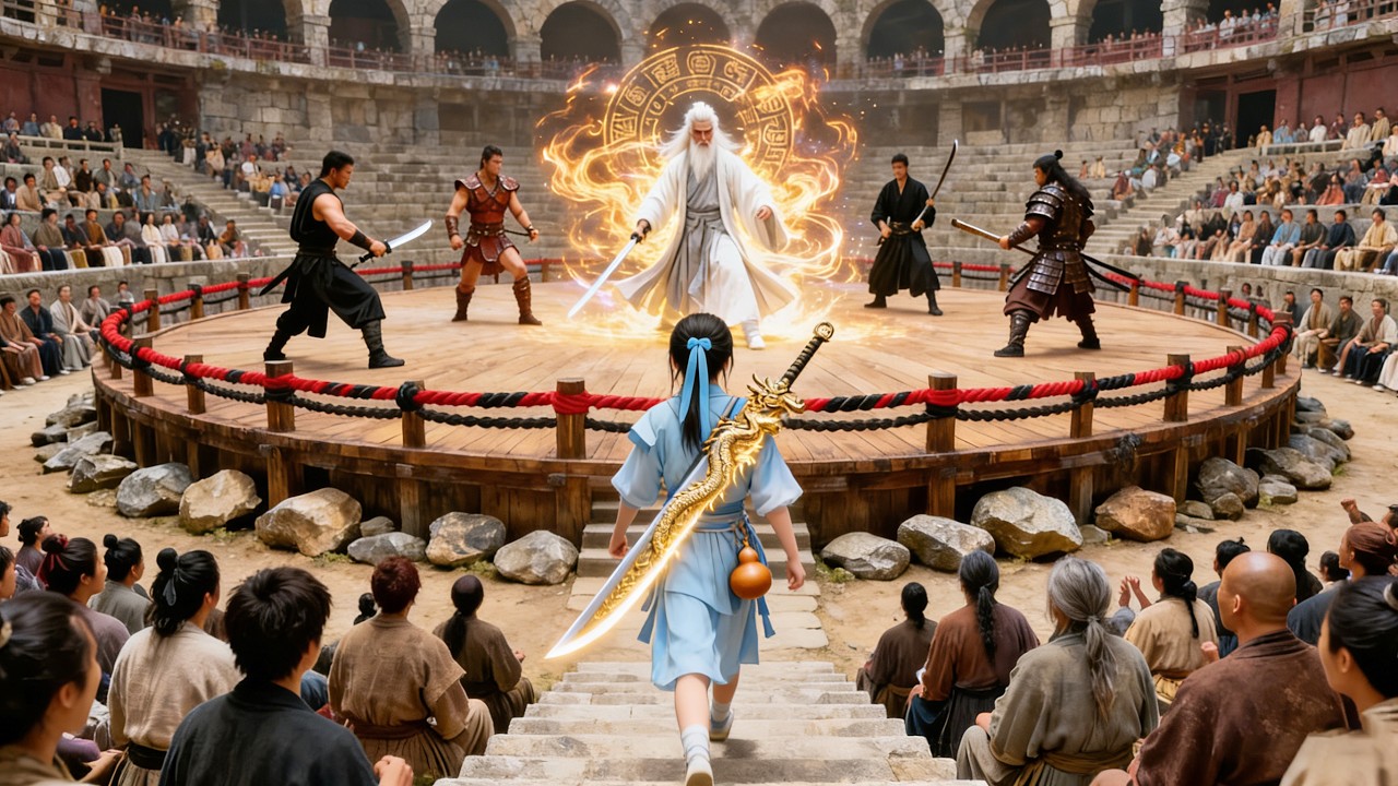 Top masters face off,but the kung-fu girl single-handedly slays every last！