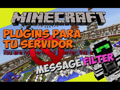 PLUGINS para tu SERVIDOR de Minecraft - MESSAGEFILTER (Traducir o Eliminar Mensajes)