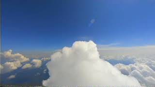 drifting in clouds
