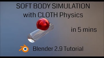 SOFTBODY SIMULATION using Cloth Physics | Blender - 2.9 Tutorial