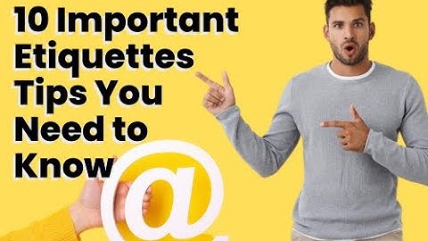 10 Important Email Etiquettes Tips You Need to Know - Course Template- Paradiso LMS