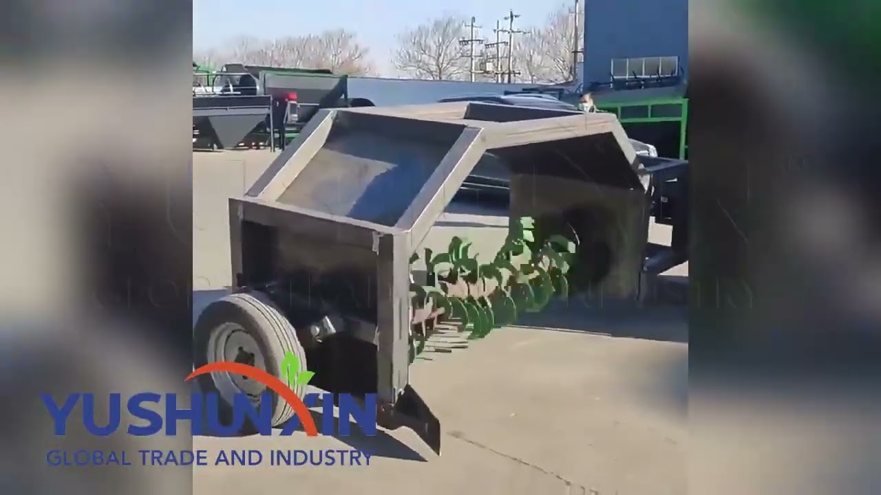Hot Sale Tractor Towed Compost Turner--Factory Direct Sales
