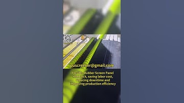 Mining rubber screen punching hole #punchingmachine #mining