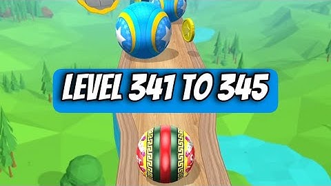 Going Balls SpeedRun Gameplay. Level 341 - 345.