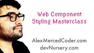 AM Coder - Web Component Styling Masterclass (:parts, :slotted, link, style, custom props)