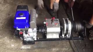 Test Before Delivery for Cable Pulling Winch
