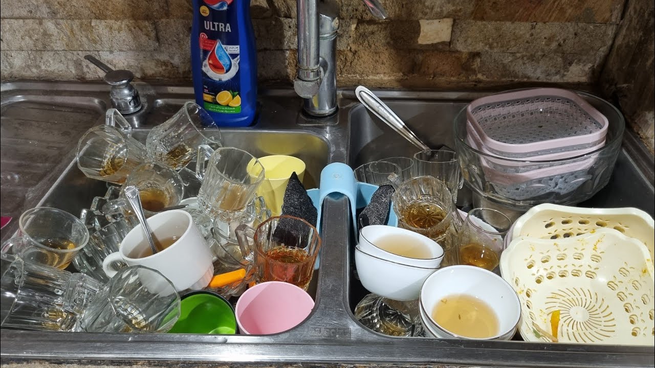 Satisfying Dishwashing ASMR – Deep Clean – No Talking