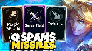 Insane Missile Spam Build Surge Field Twin Fire Ezreal ARAM Mayhem