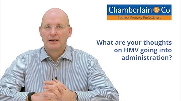 What are your thoughts on HMV going into administration?