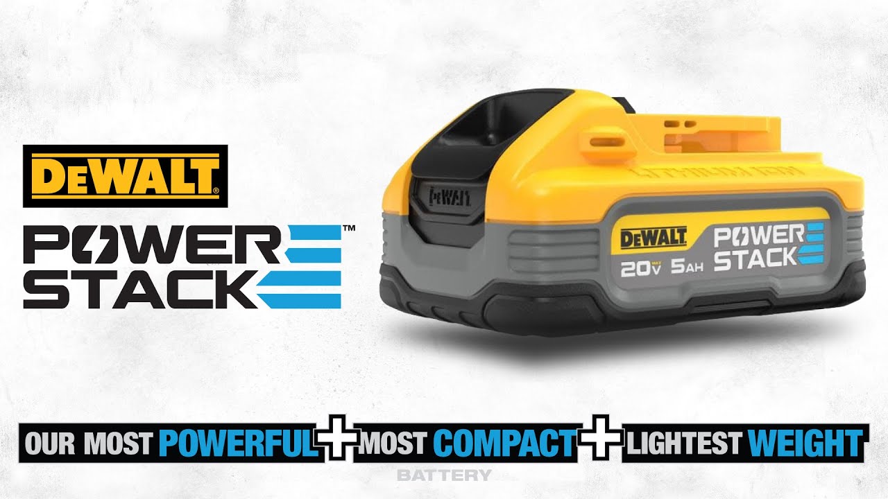 WIRED Brand Lab, A Deep Dive Into The Revolutionary New DEWALT POWERSTACK™  20V MAX* 5Ah Battery