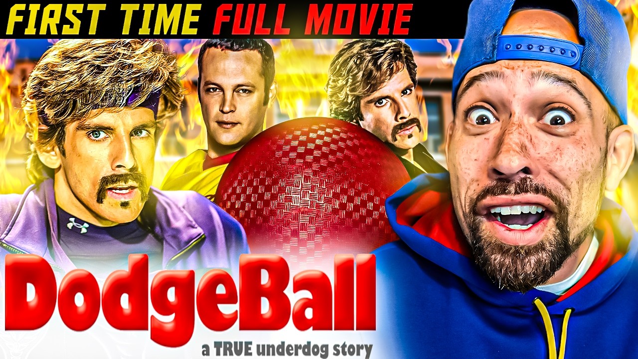 Watching  DODGEBALL for the FIRST TIME SAVED my LIFE!! LMAO,, Full Movie REACTION.....