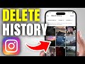 How To Delete Instagram Watch History