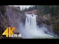 8 Hours Crashing Water Sounds - 4K Snoqualmie Falls after Heavy Rain, Washington